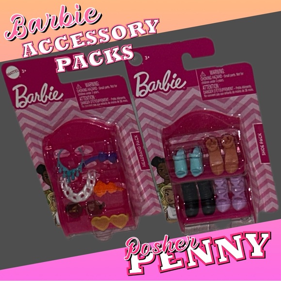 🆕 Barbie Fashion Accessory Packs - Picture 1 of 3